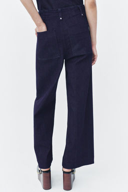 ZW COLLECTION WIDE-LEG HIGH-WAIST JEANS - Zara фото 53