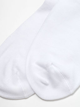 Цена за 2 пары. Носки Классические CONTE ACTIVE Хлопковые носки с яркими полосками из люрекса белый-светло-серый - Conte elegant фото 6