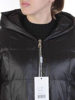 8808 BLACK Пальто женское демисезонное (100 гр. синтепон) - Fashion фото 5