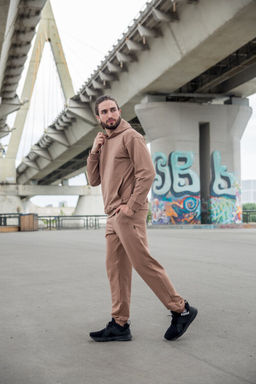 95% ХЛОПОК футер 2х нитка Костюм c толстовкой мужской - Knitka wear фото 2