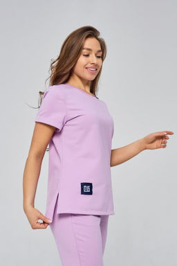 Костюм женский трикотажный мод. 2002 ТрК. Цвет:сиреневый - Стильб фото 7