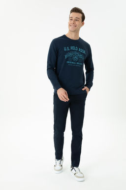 Erkek Lacivert Sweatshirt