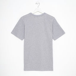 Цена за 2 шт. Футболка мужская, цвет светло-серый меланж, A HA HA, размер 50