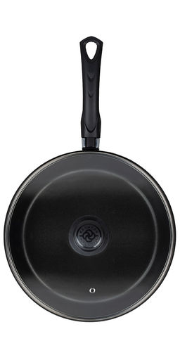 Калитва Сковорода 260мм 1 ручка,стеклянная крышка,антипригарное покрытие Атлас  фото 3