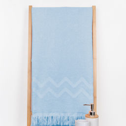 3о402.100ж1 Молния (голубой4) Полотенце махровое 70х140 см