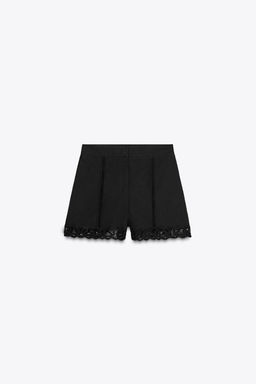 ZW COLLECTION CROCHET BERMUDA SHORTS - Zara фото 7