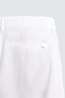 BERMUDA REGULAR FIT ESTRUCTURA / Blanco - Zara фото 10