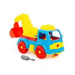 Конструктор-транспорт Автомобиль-экскаватор (в сеточке) - Полесье фото 4