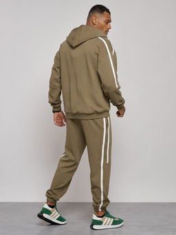 Спортивный костюм мужской трикотажный демисезонный цвета хаки 12011Kh - Mtforce фото 5