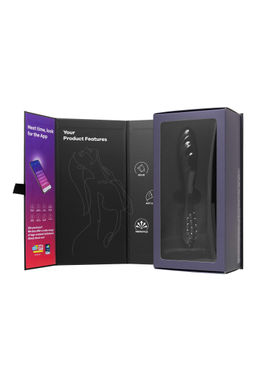 Двусторонний фаллоимитатор Satisfyer Dazzling Crystal 1, стекло, черный, 18,5 см  фото 9