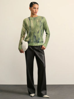 Джемпер с абстрактным принтом / Zarina  фото 2