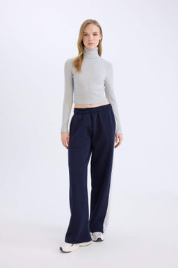 Regular Fit Kal?n Esofman Alt? Beli Lastikli Basic Duz Genis Bol Paca - Defacto фото 3