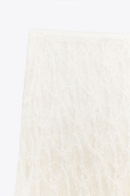 FLARED LACE MAXI SKIRT - Zara фото 8
