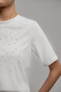 Арт. 3402/1 Футболка женская 44-52 (5 шт) Цвет:белый - Калинка фото 4