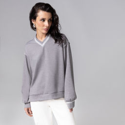 Свитшот со швами наружу, Успех в руках (серый) - Charutti фото 2