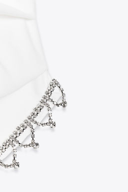 JEWEL STRAPLESS TOP - Zara фото 34