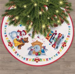 Набор для вышивания PANNA PR-7254 Юбка для новогодней ёлки 61 х 61 см