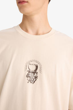 %100 Pamuk Boxy Fit Bask_l_ Ti__rt - Defacto фото 5