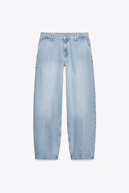 TRF TAILORED MID-WAIST JEANS - Zara фото 5