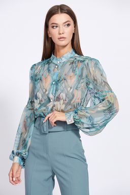 Блузка 2306 мятный - Eola фото 2