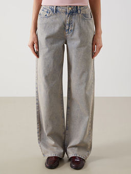 Baggy Fit Kad?n Jean Pantolon