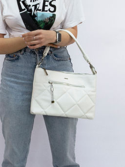 LACCOMA сумка Майя-Ф826-белый эко кожа хлопок фото 14