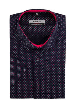 Сорочка мужская короткий рукав GREG 263/109/2188/Z/1  фото 2
