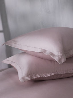 Наволочка SL Home Tencel, 50×70+3 см, пудра, тенсель, эвкалиптовое волокно 100%