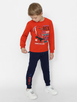 CRB wear/CWKB 63709-29-387 Джемпер для мальчика,терракотовый/Ex.Cherubino  фото 2