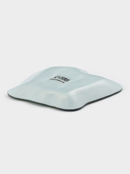 Блюдо сервировочное Доляна «Перчик», 16×15 см, стекло, зелёное