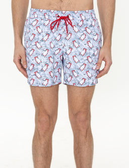 Светло-серые шорты для плавания - Cacharel фото 2