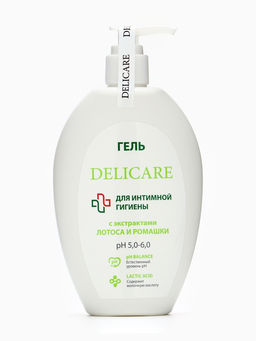 Гель для интимной гигиены Delicare с экстрактом лотоса и ромашки, 270 мл