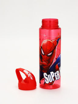 Бутылка для воды-непроливайка пластиковая с трубочкой «Человек-паук», 750 мл