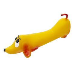 ВИА Игрушка для собак "Такса", желтый, 18см Y-1615-35 85ор54 Я-1615-35 Я-1615-35