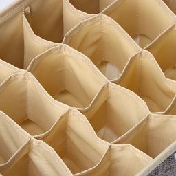 Органайзер для хранения белья Доляна Тео, 24 ячеек, с прозрачной крышкой, 322312 см, серый фото 5