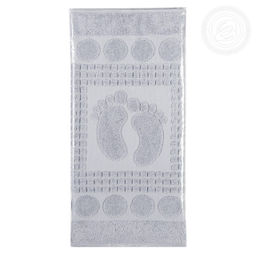 Полотенце махровое "Ножки" (серый) 50*70/1 шт. - 50*70 Махровые полотенца "Арт Дизайн" (Узбекистан)
