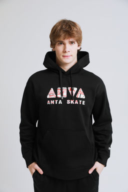 Худи с флисом Чёрный