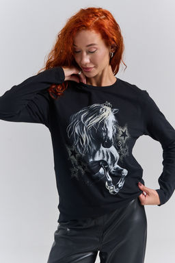 8575 футболка с дл.рукавом унисекс