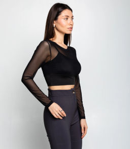 Топ #КТ202 (12), чёрный