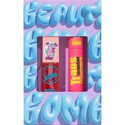 Beauty Bomb Подарочный набор (Масло-блеск для губ Lip oil 02 Тушь для ресниц супер объем тон 01)