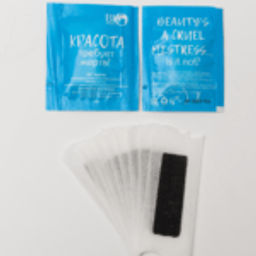 Bio World Botanic Life Набор восковых полосок с углем депиляции лица ( полоски 20 шт,салфетки 2шт)