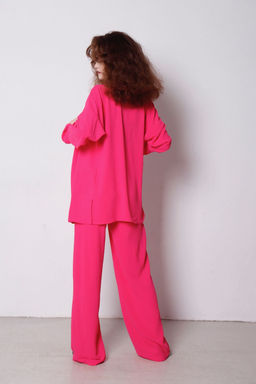 9183 Костюм из кимоно и брюк-палаццо ярко-розовый - Martichelli фото 34