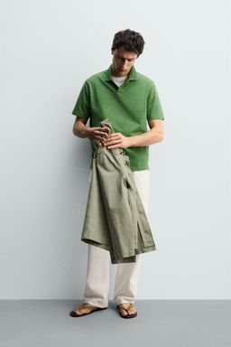 POLO REGULAR FIT LAVADO / Verde