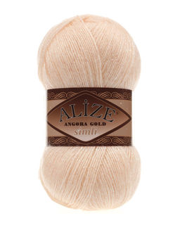 Ангора голд сим (Angora gold sim) пряжа Alize 20%шерсть 5%метанит 75%акрил 5х100г/500м фото 32