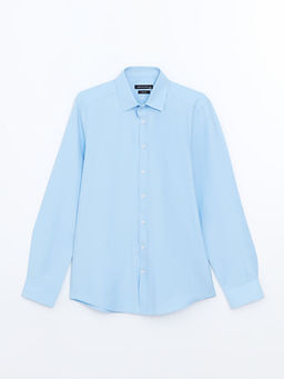Slim Fit Uzun Kollu Poplin Erkek G?mlek