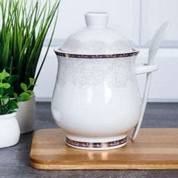 Сахарница 320 мл с ложкой / TW-2109 /уп 48/ - Галеонтрейд фото 5