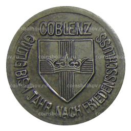 Монета 10 пфеннигов 1918 года Германия Нотгельд Кобленц