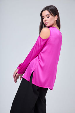 Блуза ANELLI 1218 малиновые тона  фото 9