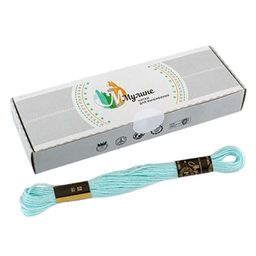 Нитки для вышивания ПНК им. Кирова мулине 100% мерсеризованный хлопок 12 x 10 м