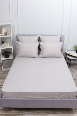 Простыня на резинке поплин Темная ночь 2-компаньон